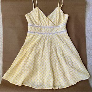 Yellow and White Flower Sundress